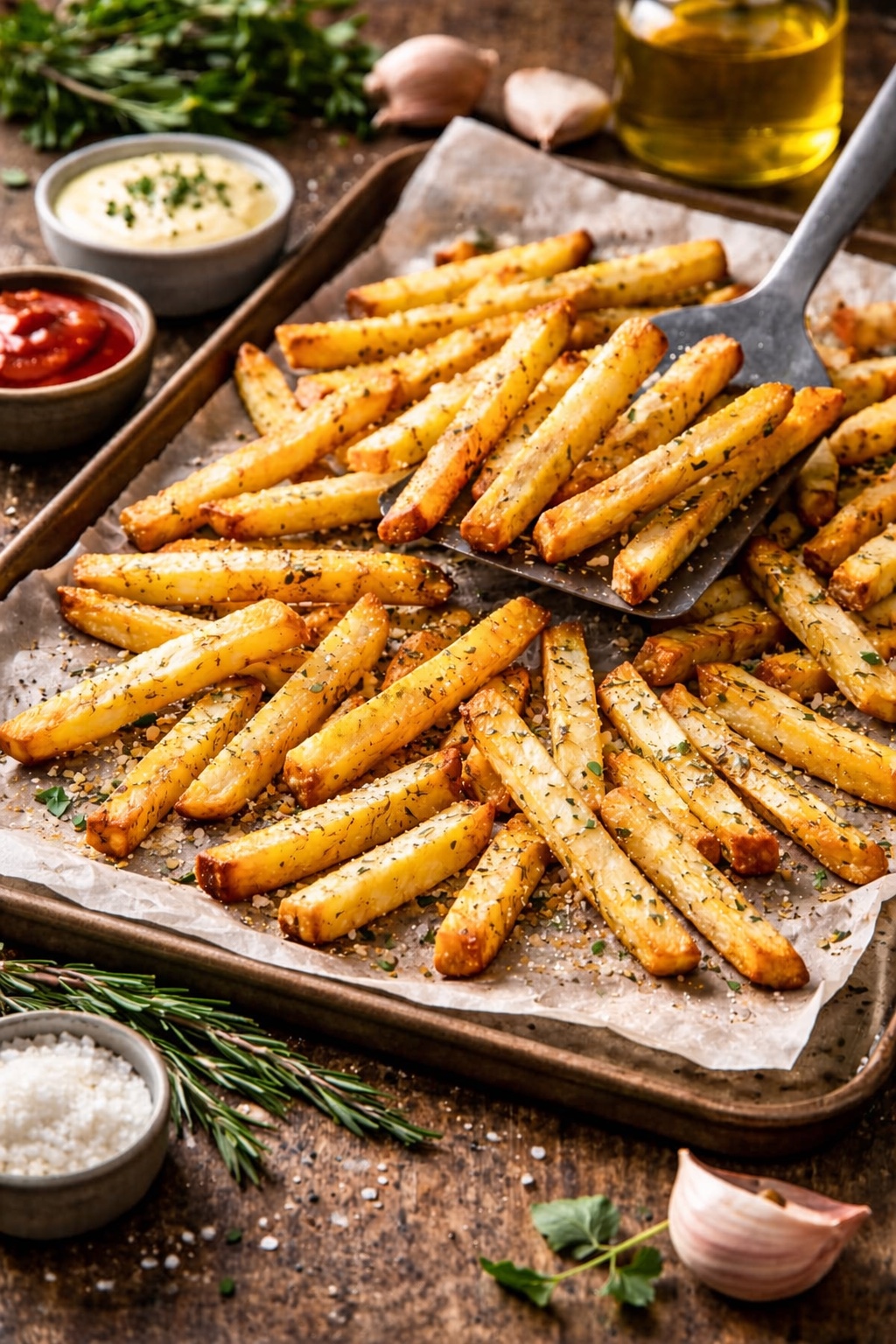 Frites maison au four